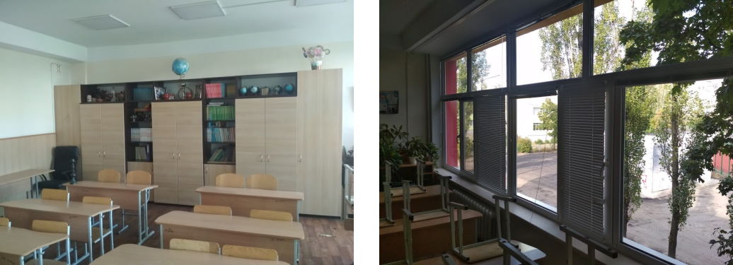 Уборка и мойка окон в школе