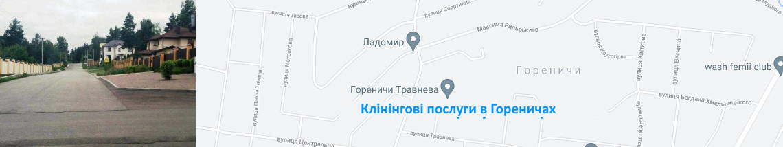 Клінінг в Гореничах
