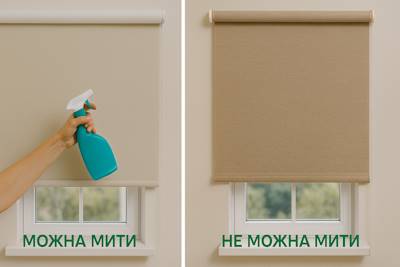 Які ролети можна мити
