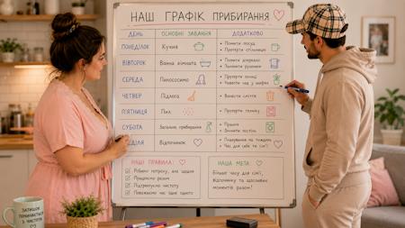 Як скласти графік прибирання