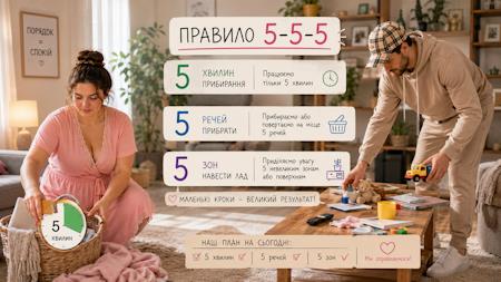 Правила прибирання для батьків